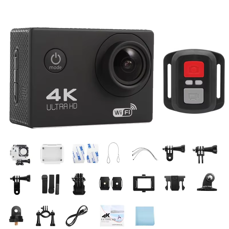 4K Action Camera - 120° Groothoek