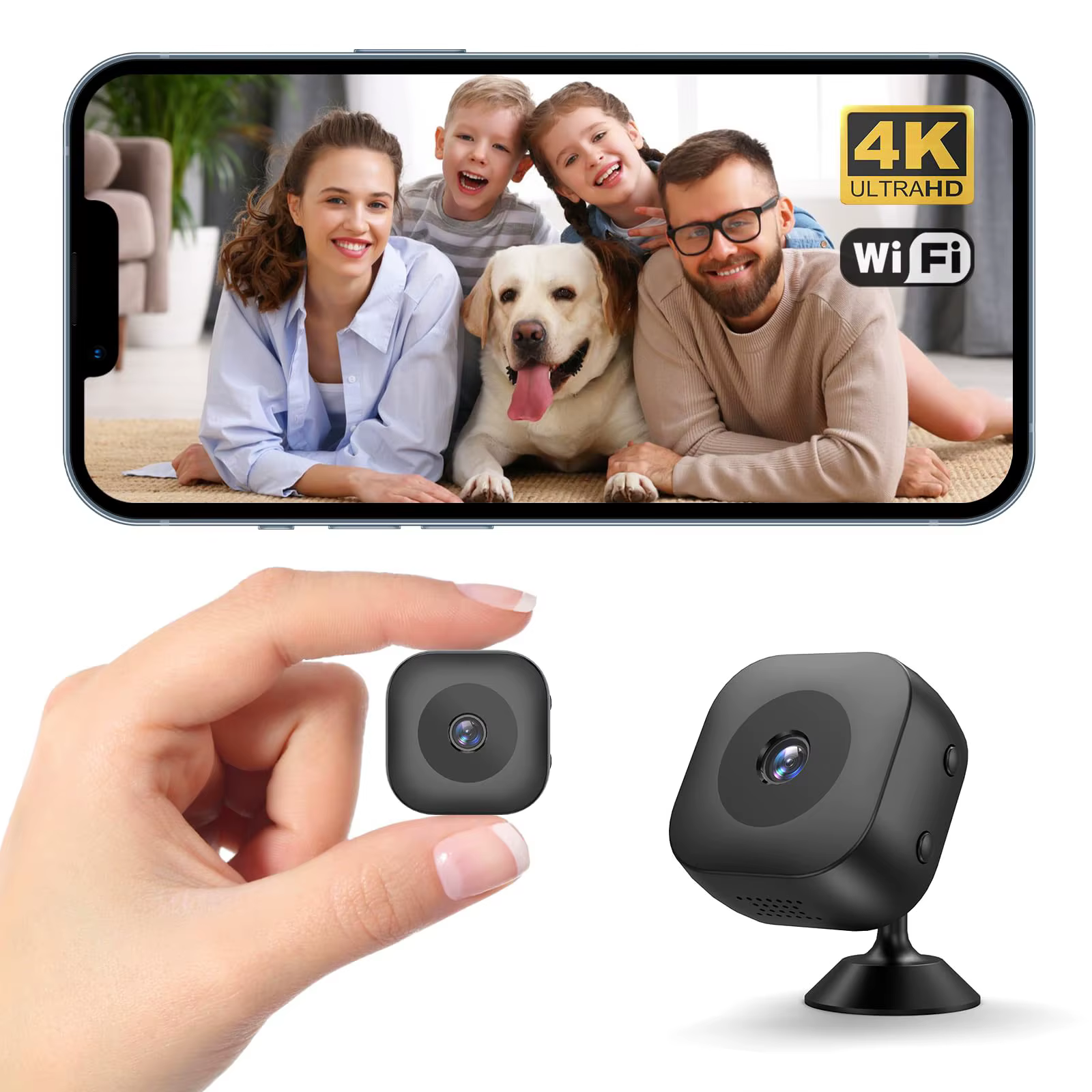 Mini 4K WiFi Beveiligingscamera