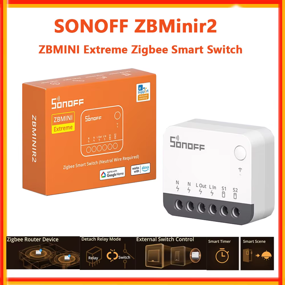Sonoff ZBMINIR2 Zigbee Slimme Module